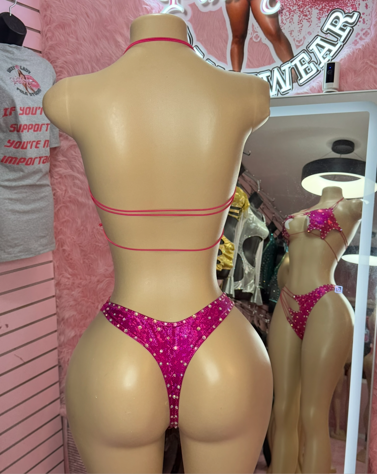 Pink stars 2pc