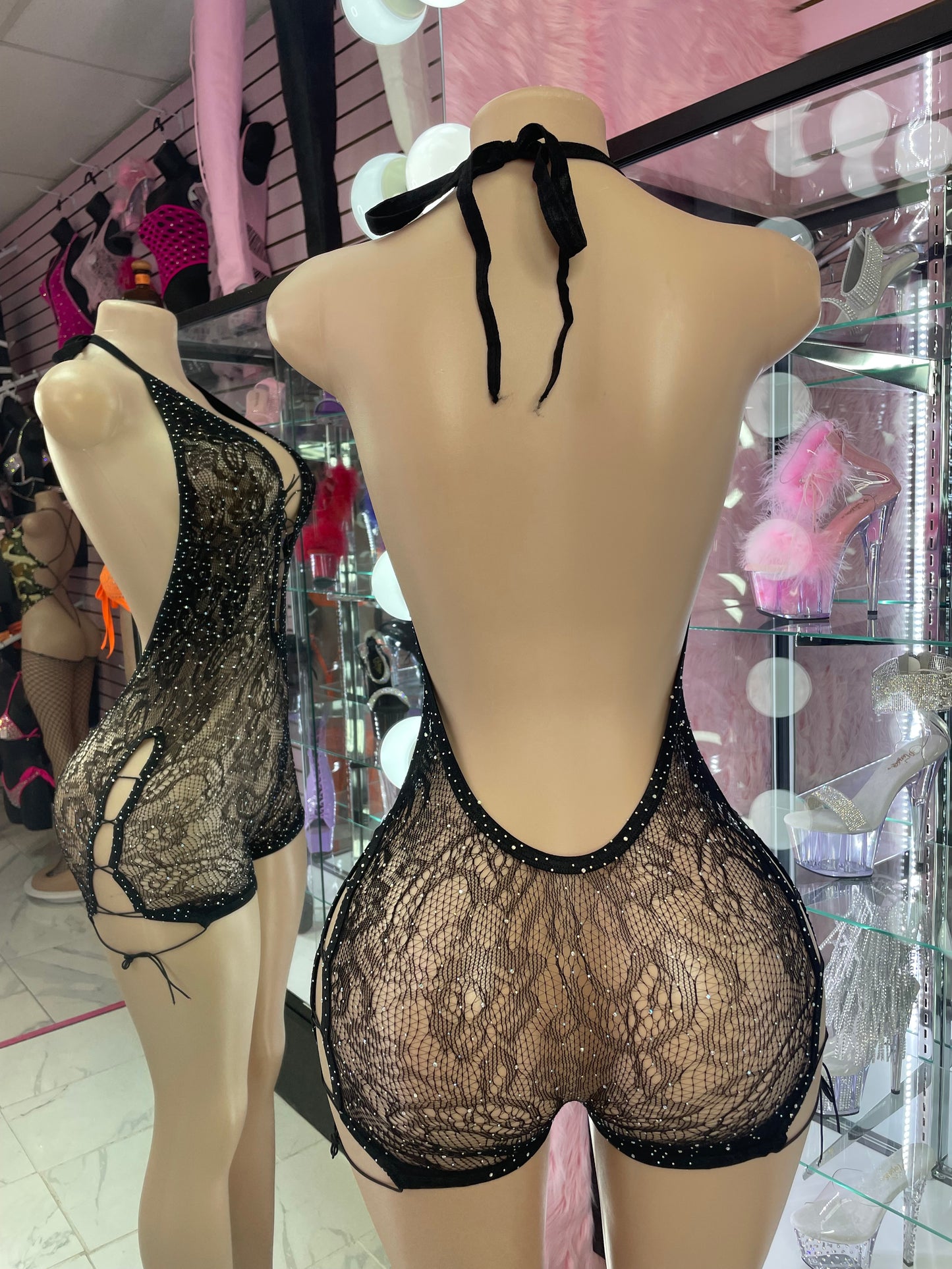 Black Diamonds Romper