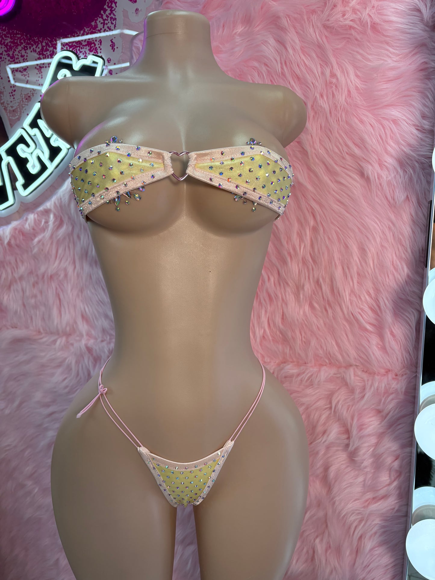 Mini Micro Bikini - peach