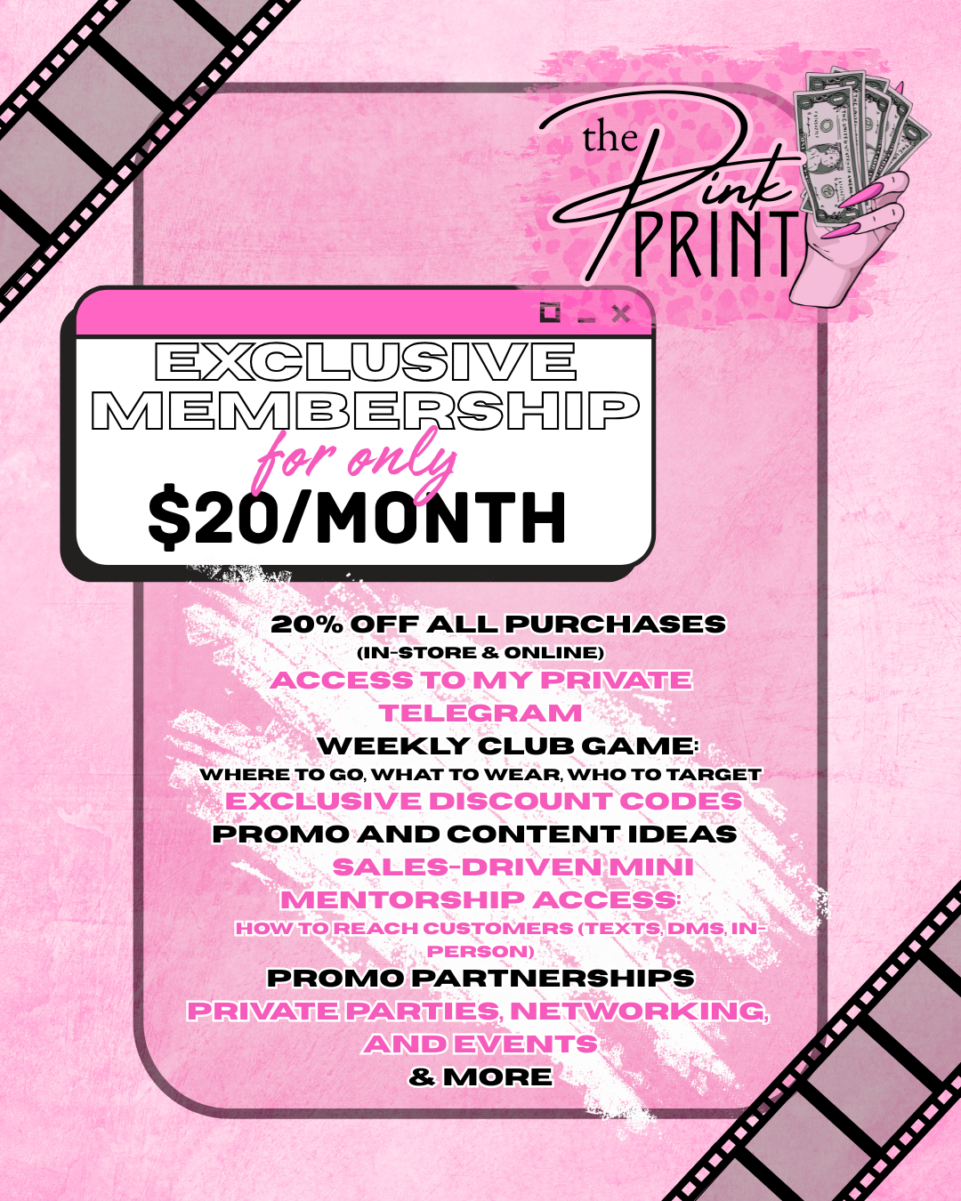 The Pink Print - Monthly Membership Program