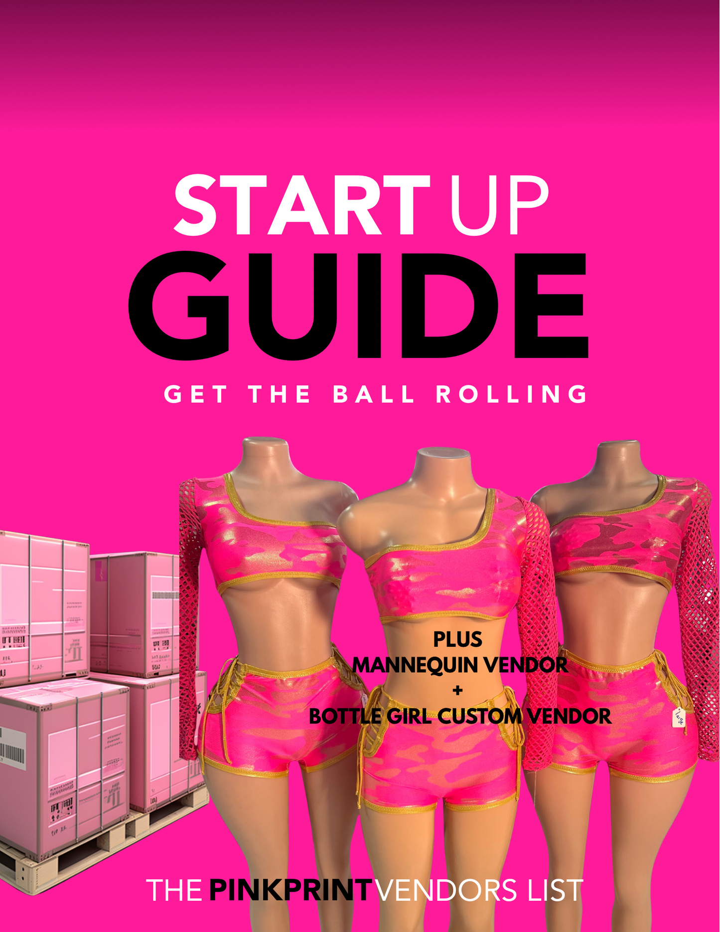 PINKY’S StartUp Guide + Bottle Girl Customs vendor + Mannequin vendor