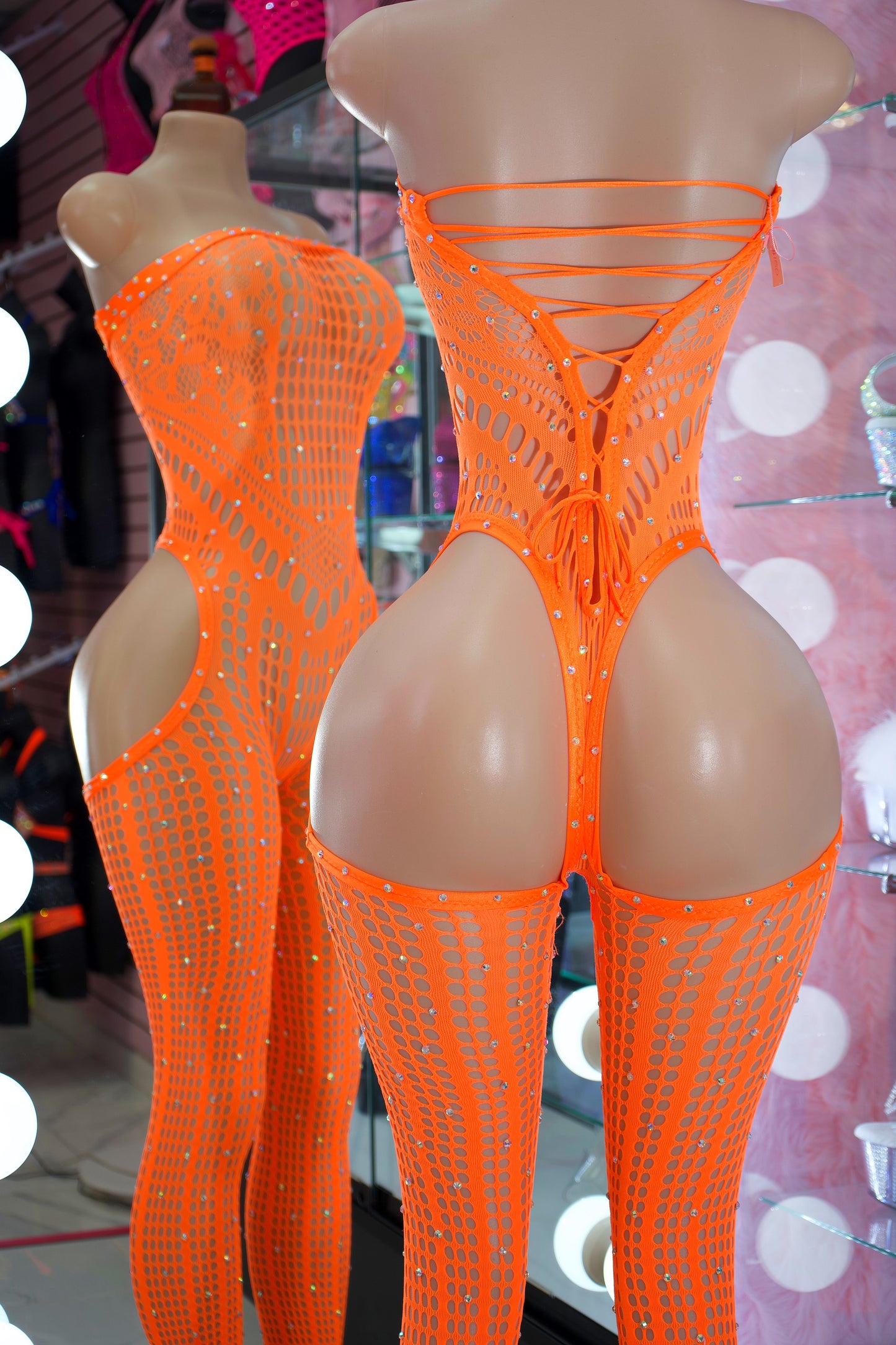 Neon Blaze Long Leg Body Suit.