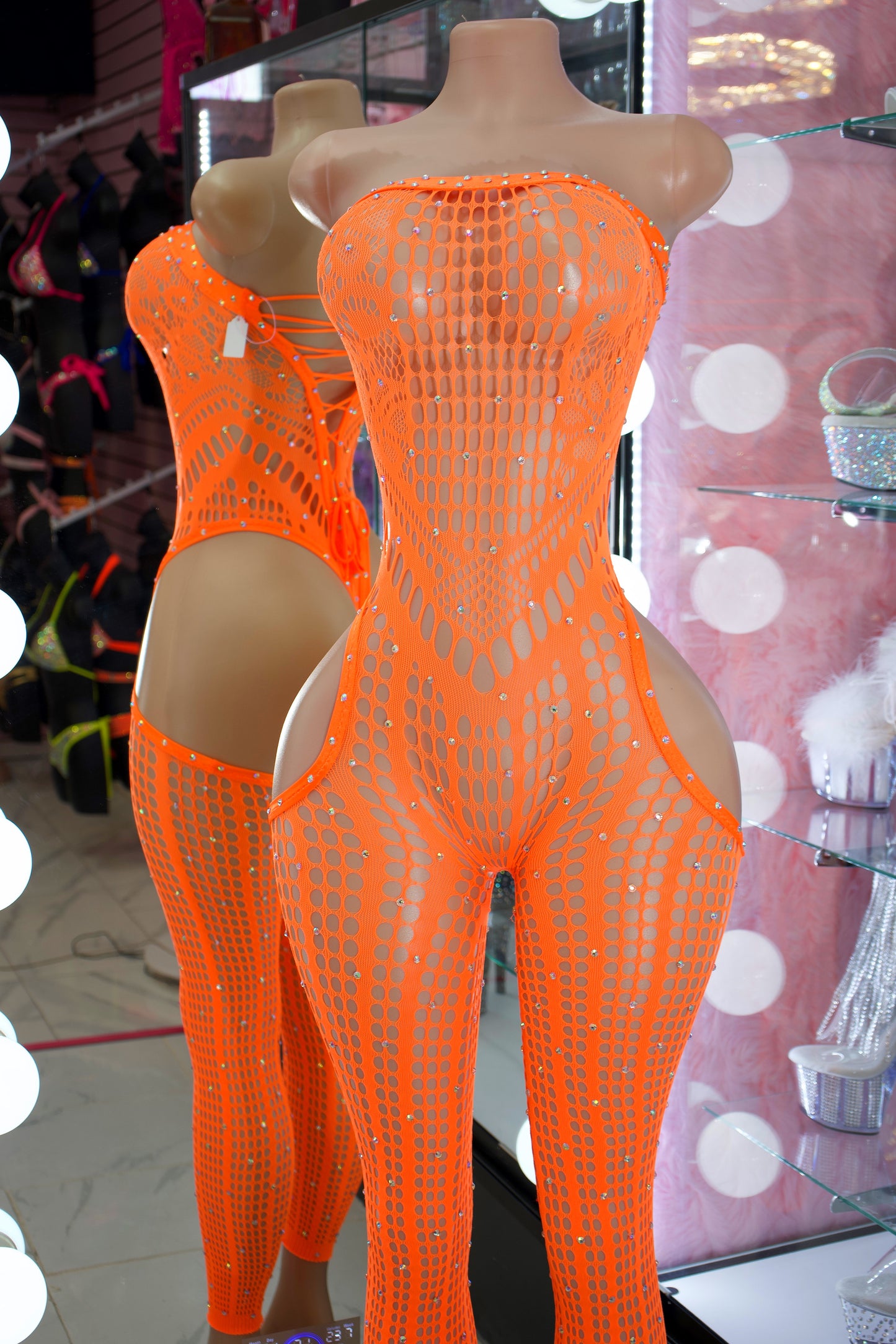 Neon Blaze Long Leg Body Suit.