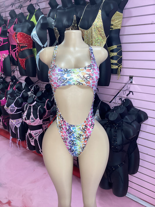 Double CC Me bodysuit