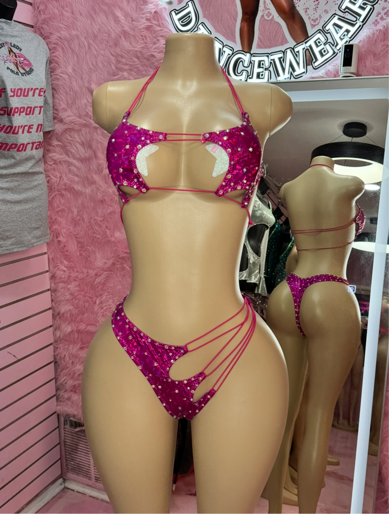 Pink stars 2pc