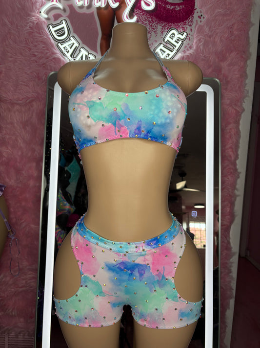 Bubble gum baby 2pc
