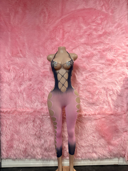 Blackberry Bubblegum Stocking 1-Piece