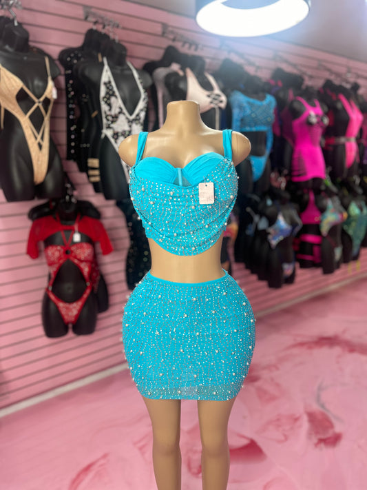 Too Teal 2PC set